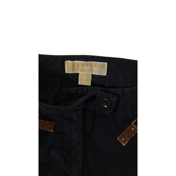 Michael Kors Women's Straight Leg Pants Sz 2 Black - Picture 3 of 6